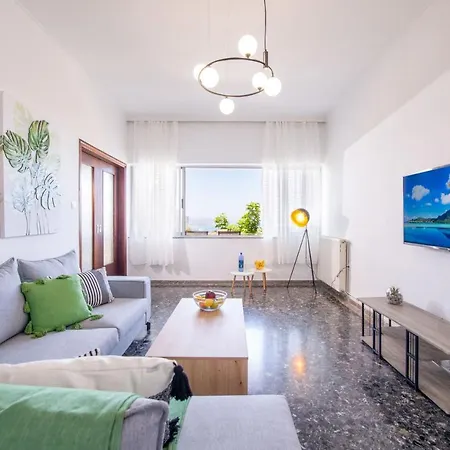 Amazing Sunset View Apt 700m From Sea - Happy Apartment